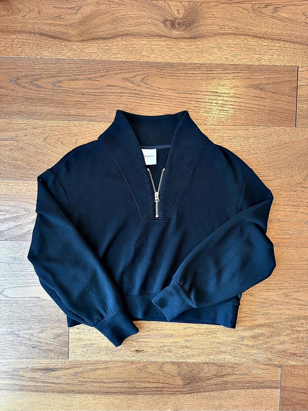 Varley Vine Half-Zip Pullover Black Size Medium